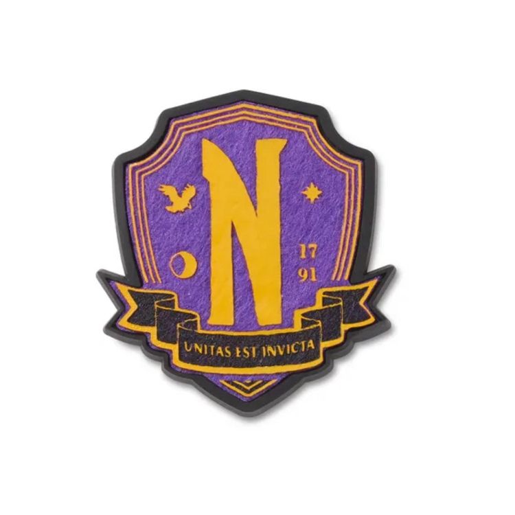 Wednesday Nevermore Badge