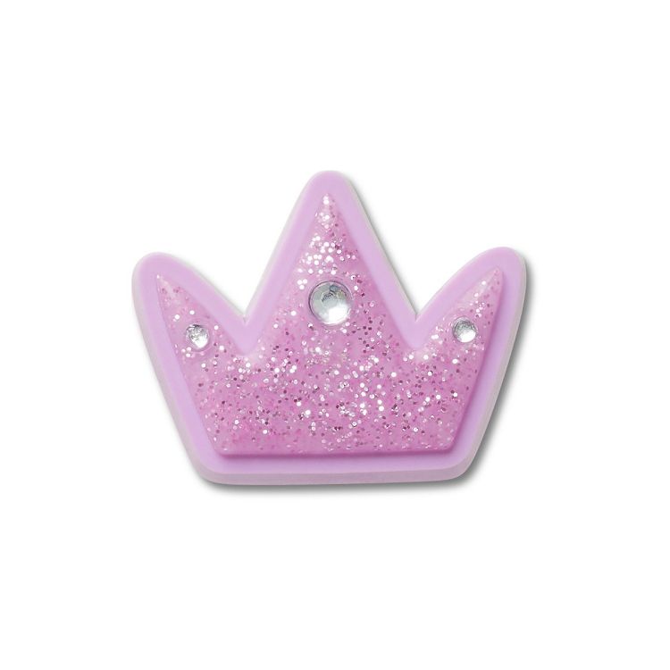 Tiny Purple Glitter Crown