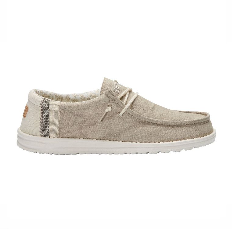 WALLY LINEN - NATURAL KHAKI