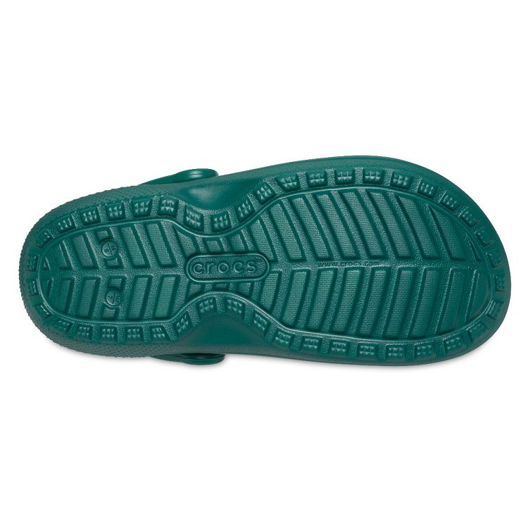 Classic Lined Clog - Emerald