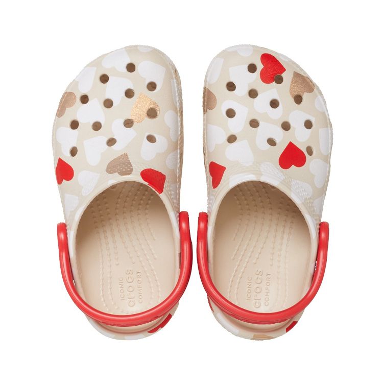 Classic Heart Print Clog T - Sdt/Mlt