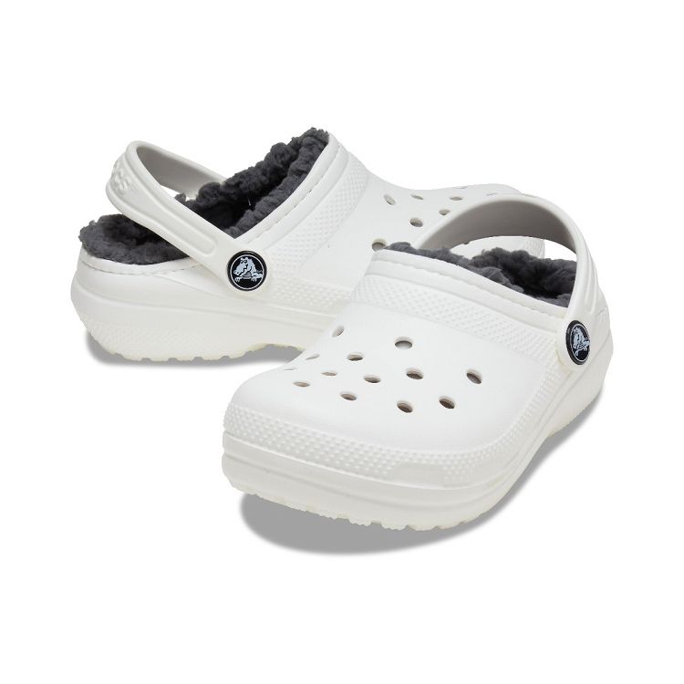 Classic Lined Clog T - White/Grey