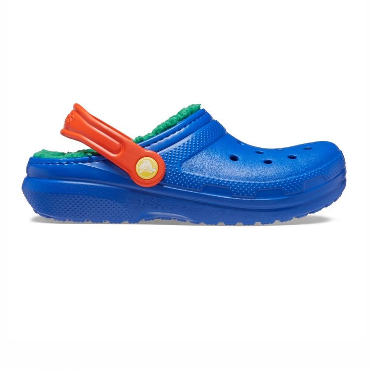 Classic Lined Clog K - Blue Bolt/Multi