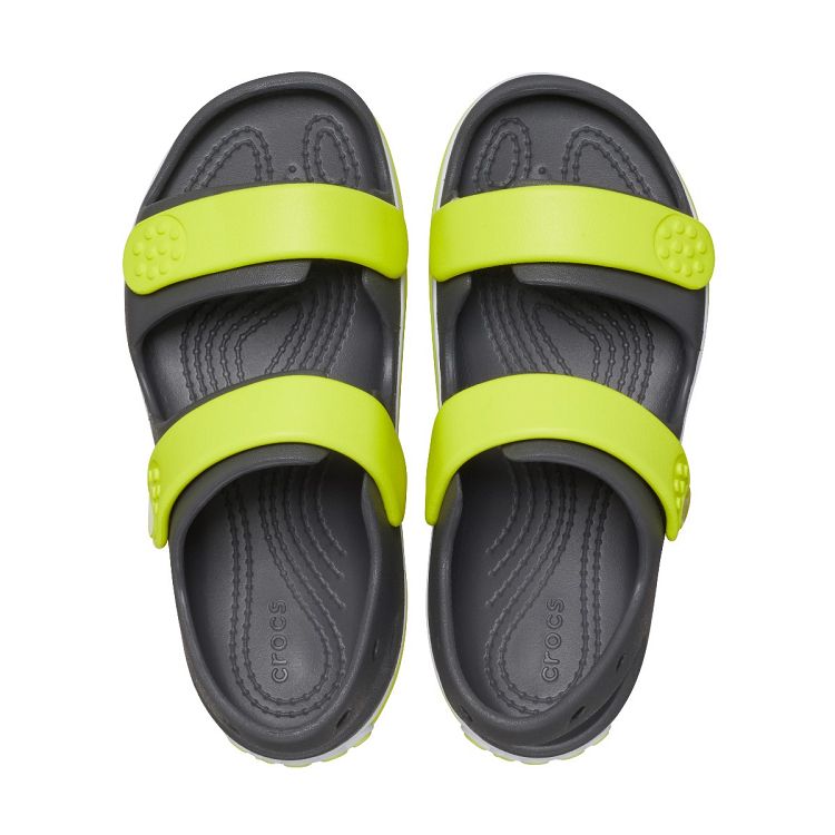 Crocband Cruiser Sandal K - Slate Grey/Acidity