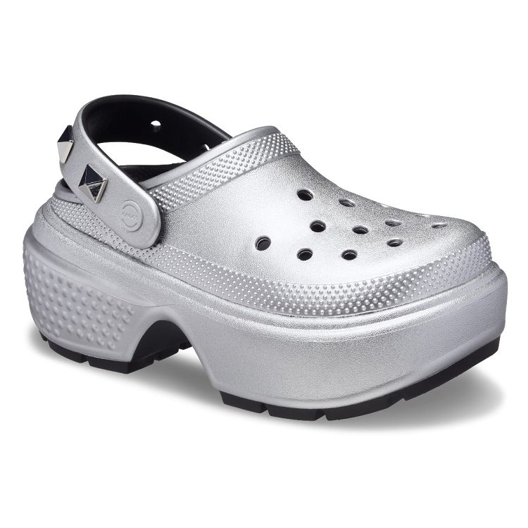 Stomp Metallic Clog - Silver