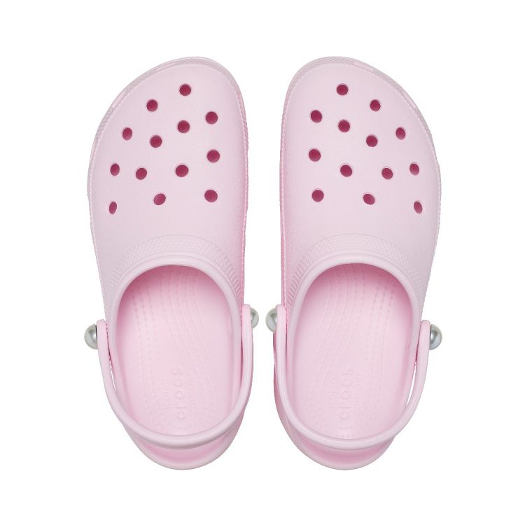 Classic Platform Pearl Clog - Pink Milk