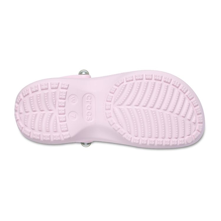 Classic Platform Pearl Clog - Pink Milk