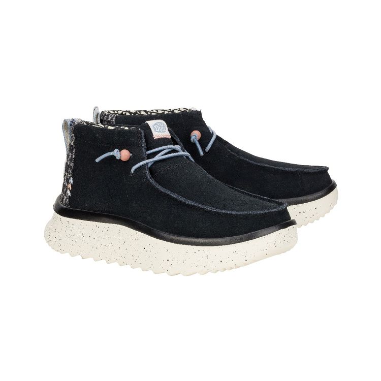 Wendy Peak Hi Suede - Black