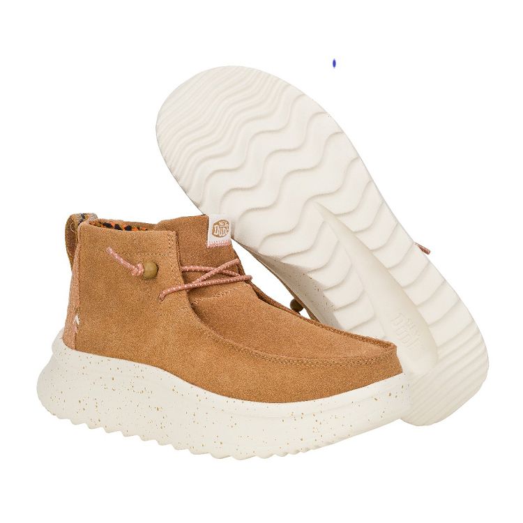 Wendy Peak Hi Suede - Chestnut