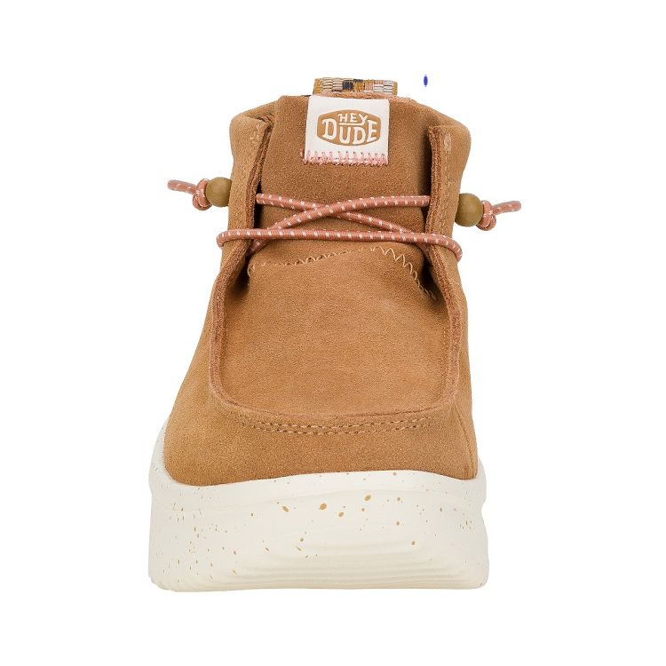 Wendy Peak Hi Suede - Chestnut