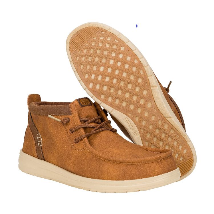 Wally Mid GripR Classic - Cognac/Tan