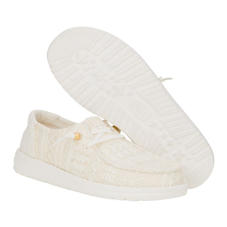 Wendy Crochet Lace - White/Gold