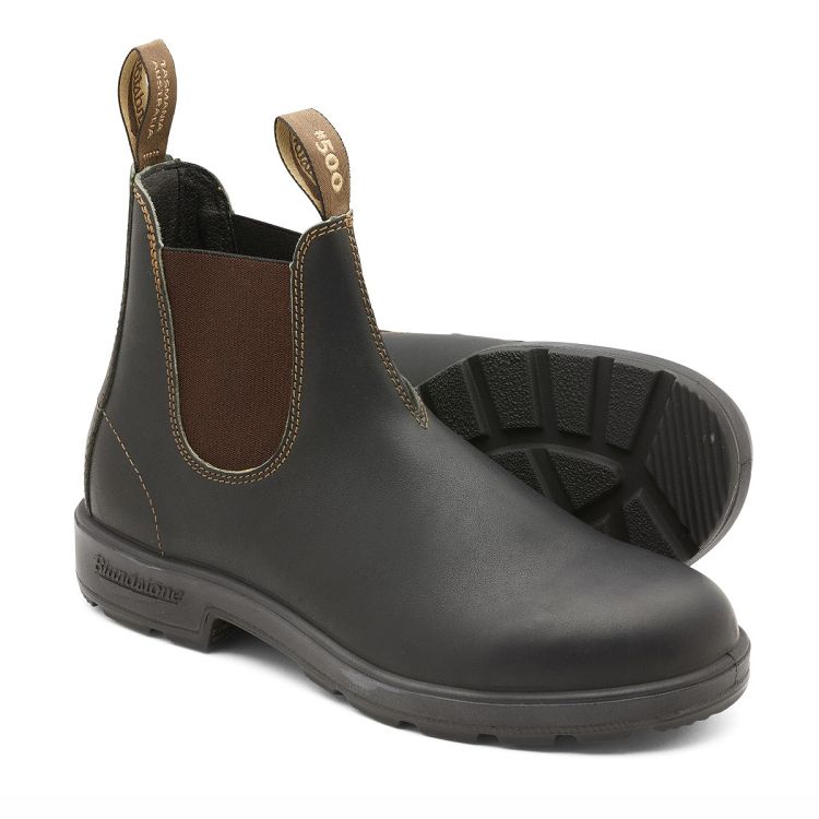 ELASTIC SIDE BOOT - BROWN