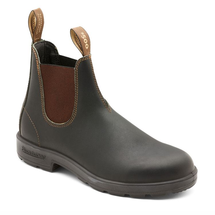 ELASTIC SIDE BOOT - BROWN