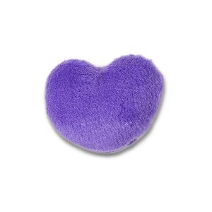 Purple Fuzzy Heart