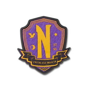 Wednesday Nevermore Badge