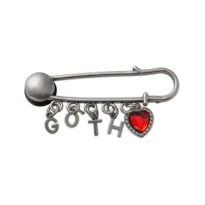 Goth Safety Pin