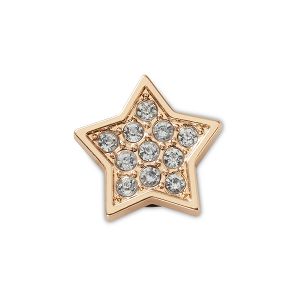 Tiny Gold Star with Diamonds