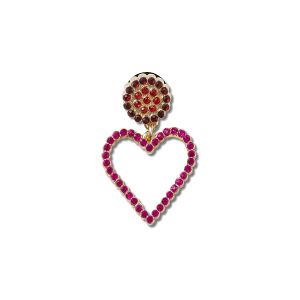 Pink Beaded Heart