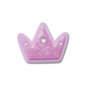 Tiny Purple Glitter Crown