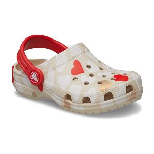 Classic Heart Print Clog T - Sandstone / Multi