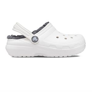 Classic Lined Clog T - White/Grey