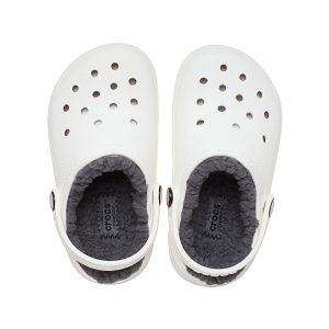 Classic Lined Clog T - White/Grey