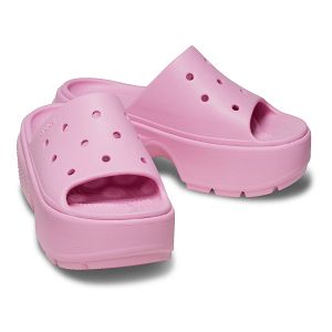 Stomp Slide - Pink Tweed