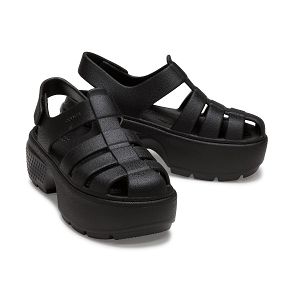 Stomp Fisherman Sandal - Black