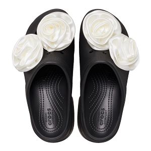 Siren Rosette Clog - Black