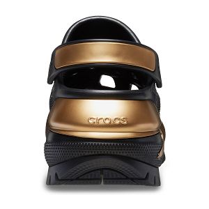 Mega Crush Metallic Clog - Black/Gold