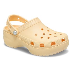 Classic Platform Pearl Clog - Golden Hour