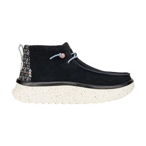 Wendy Peak Hi Suede - Black