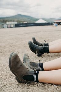 ELASTIC SIDE BOOT - BLACK