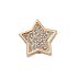 Tiny Gold Star with Diamonds