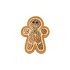 Beaded Gingerbread Cookie