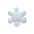 Plush Studded Snowflake