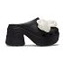 Siren Rosette Clog - Black